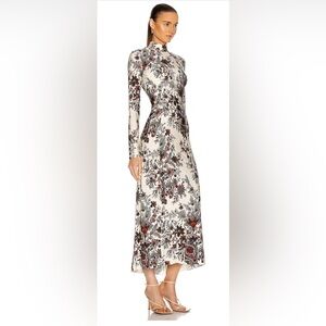 RABANNE
Long Sleeve Maxi Dress in Ivory 70's Paisley